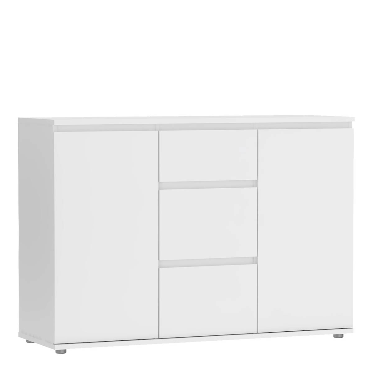 Nova Sideboard - 3 Drawers 2 Doors White